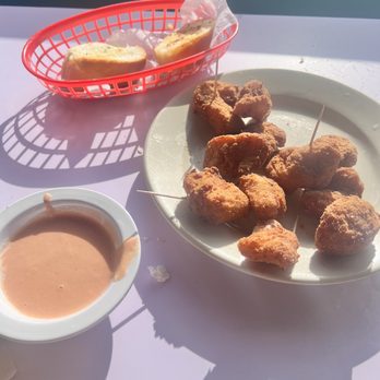 Island View Restaurant - Fried fish pieces, Mayo ketchup suave & complimentary garlic bread - Spanish Near Me - Cabo Rojo, Puerto Rico Island View Restaurant - Fried fish pieces, Mayo ketchup suave & complimentary garlic bread - Spanish Near Me - Cabo Rojo, Puerto Rico