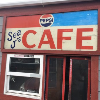 Sea J's Cafe - Signage - Seafood Near Me - Port Townsend, Washington