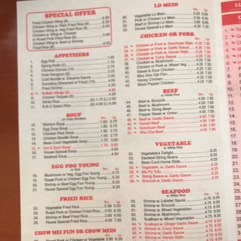 C & J Buffet - the menu of the restaurant - Buffets Near Me - Perry, Florida