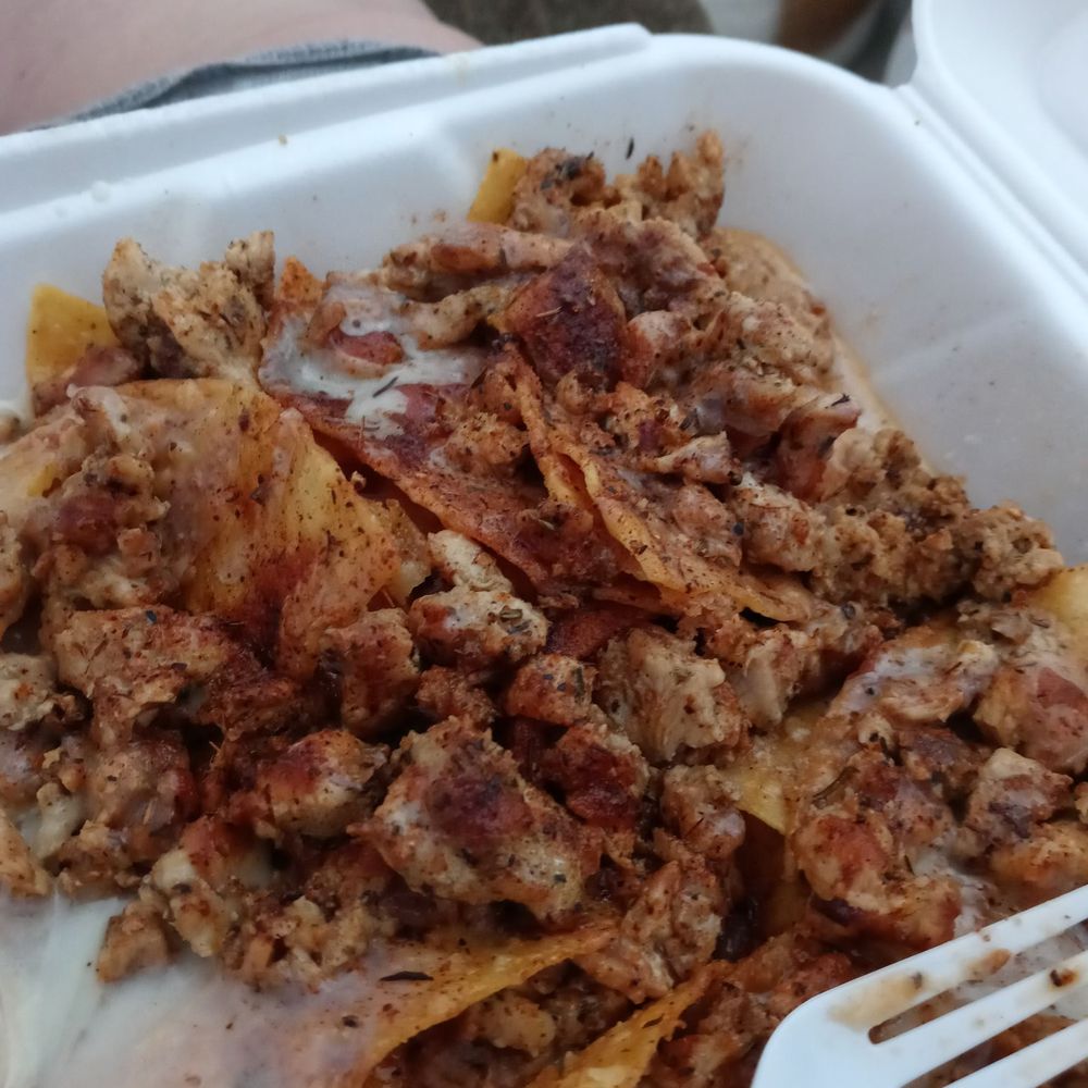 Roy's Grille - Nachos with blackened chicken - Barbeque Near Me - Irmo, South Carolina Roy's Grille - Nachos with blackened chicken - Barbeque Near Me - Irmo, South Carolina