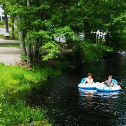 Rayport Campground - Tubing fun along the river at RayPort!