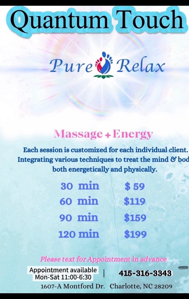 Pure Relax Foot Reflexology Massage