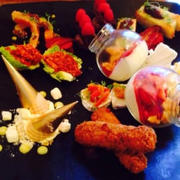 The presentation of our high tea.