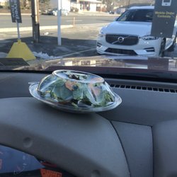 McDonald's - Side salad from McDonald's side and upside down view