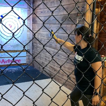 Lazertag Extreme - Aim with a straight arm and a relaxed hand. "Release", don't "throw" the axe. - Arcades Near Me - Simi Valley, California