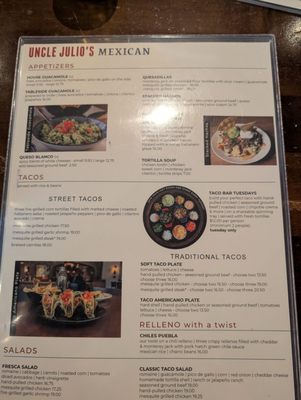 Menu photo 4 Uncle Julio's Orlando, FL