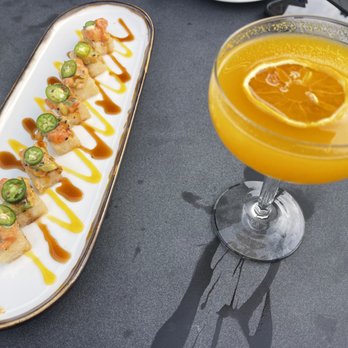 CRAFT Beer Market Victoria Harbour - August 8, 2025 - Crispy Salmon Sushi and Passion Star Martini. - Breakfast & Brunch Near Me - Victoria, British Columbia CRAFT Beer Market Victoria Harbour - August 8, 2025 - Crispy Salmon Sushi and Passion Star Martini. - Breakfast & Brunch Near Me - Victoria, British Columbia