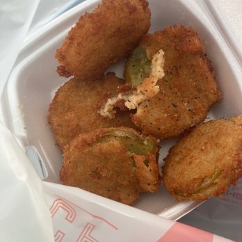 Cotton Patch Cafe - Supposed to be fried green tomatoes - American Near Me - Spring, Texas