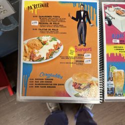 Los Corajudos del Gordo - Menu