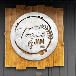 Toast & Jam - Front sign