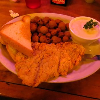 Texas Tradition - chicken fried steak and fried okra - American Near Me - Katy, Texas