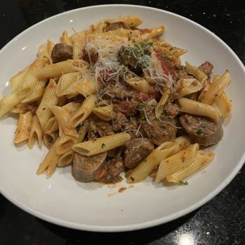 Amicci's - Gluten Free Penne Bolognese Sauce extra Italian Sausage - Italian Near Me - Baltimore, Maryland Amicci's - Gluten Free Penne Bolognese Sauce extra Italian Sausage - Italian Near Me - Baltimore, Maryland