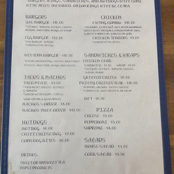 Jax Bar and Grill - Menu - Bars Near Me - Guntersville, Alabama Jax Bar and Grill - Menu - Bars Near Me - Guntersville, Alabama