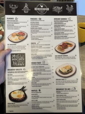 Menu photo 2 Egg House Cafe Denton, TX