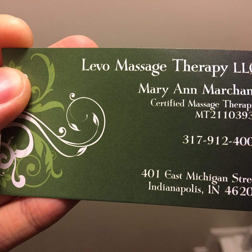Levo Massage Therapy - Card! - Massage Therapy Near Me - Indianapolis, Indiana Levo Massage Therapy - Card! - Massage Therapy Near Me - Indianapolis, Indiana