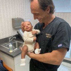 Obgyn Care - Dr. Marinescu saved our lives 6 weeks ago. He even shared words of wisdom to baby Judah at this visit.
