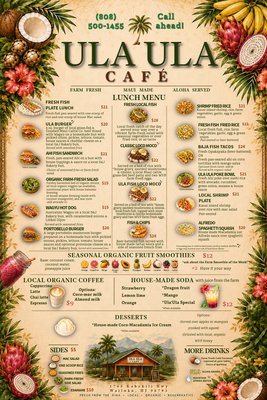 Menu photo 1 Ula Ula Cafe Wailuku, HI