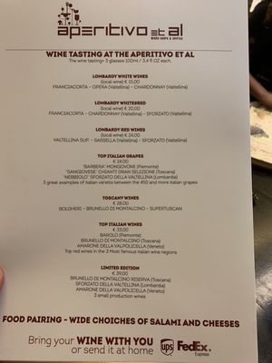 Menu photo 2 Aperitivo Et al Bellagio, CO