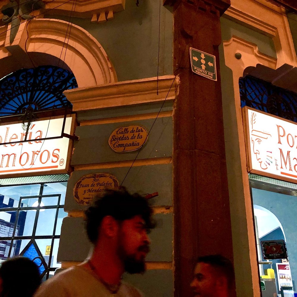Pozolería Matamoros - Front door and signs - Mexican Near Me - Puebla, PUE