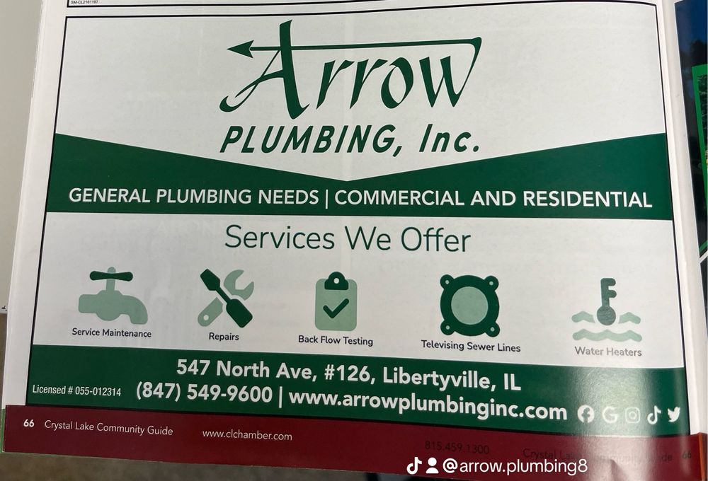 Slide of Arrow Plumbing, Heating & Air Conditioning