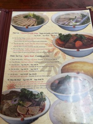 Menu photo 4 Pho VN 21 Houston, TX