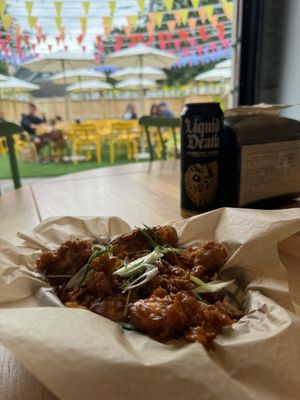 Honey Butter Fried Chicken by null