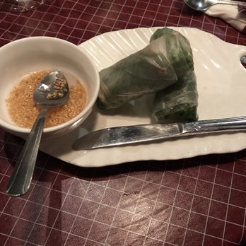 Panda House - Basil spring rolls were great dipped in Dumpling sauce. - Chinese Near Me - Alabaster, Alabama