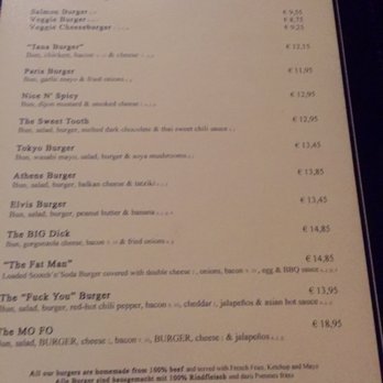 Scotch 'n' Soda - Decisions decisions... I need to come back and try one of these burgers! Lol ... Fuzzy pic :/ - Gastropubs Near Me - Wiesbaden, HE