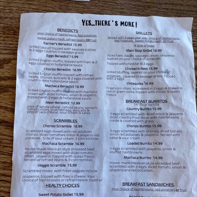 Menu photo 6 Main Stop on the Ave Yakima, WA Menu photo 6 Main Stop on the Ave Yakima, WA