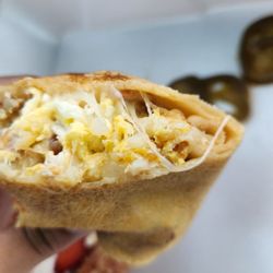 Flower Beans Creperie - Crepe burrito.