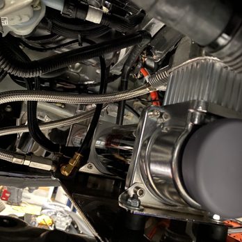 Rad Rides - Clean install of my two compressor with a custom mounting plate. - Auto Customization Near Me - Huntington Beach, California Rad Rides - Clean install of my two compressor with a custom mounting plate. - Auto Customization Near Me - Huntington Beach, California