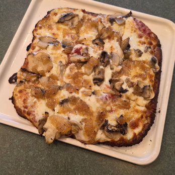 Ledo Pizza - 8" Cauliflower Crust Pizza topped with mushrooms and caramelized onions - Pizza Near Me - Mount Airy, Maryland Ledo Pizza - 8" Cauliflower Crust Pizza topped with mushrooms and caramelized onions - Pizza Near Me - Mount Airy, Maryland