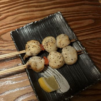 Kintaro Izakaya - scallop skewer - Japanese Near Me - Toronto, Ontario Kintaro Izakaya - scallop skewer - Japanese Near Me - Toronto, Ontario