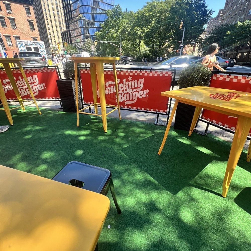Smacking Burger - Outdoor seating area - Burgers Near Me - New York, New York Smacking Burger - Outdoor seating area - Burgers Near Me - New York, New York