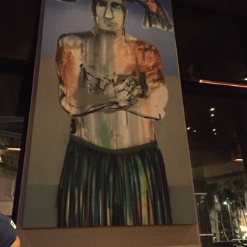 Yard House - Interesting art right next to our seat lol - New American Near Me - Boca Raton, Florida