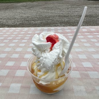 Frosty Boy - an ice cream sundae with a cherry on top - Ice Cream & Frozen Yogurt Near Me - Harrison Township, Michigan