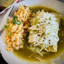 Green Chicken Enchiladas