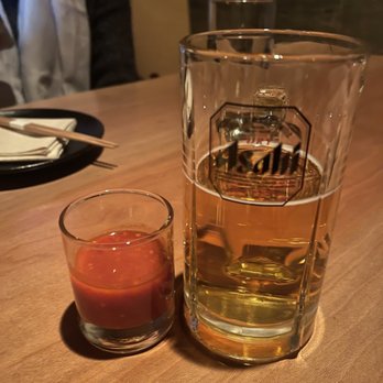 SUSHI-SAN - Kimchi Sake Bomb Not a fan.. siracha and a beer basically - Sushi Bars Near Me - Chicago, Illinois SUSHI-SAN - Kimchi Sake Bomb Not a fan.. siracha and a beer basically - Sushi Bars Near Me - Chicago, Illinois