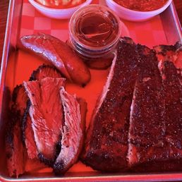 Brisket Sausage & Pork ribs Brisket Sausage & Pork ribs