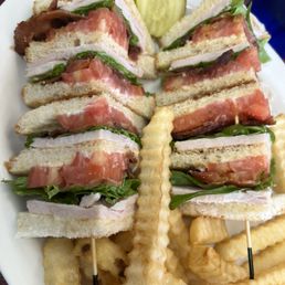 Turkey Bacon Club Sandwich