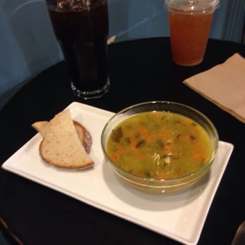 Diesel Cafe - Vegetable curry soup and a large iced red eye-- highly recommend both - Coffee & Tea Near Me - Somerville, Massachusetts