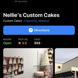 Nellies Custom Cakes - This is my call log , where you can see I called them at 10:42 , and they called me back at 11:05