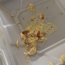 Mr Waffle - Big clump of butter. Was enough there that my brother used it for his toast