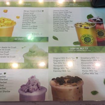 Real Fruit Bubble Tea - a menu for a smoothie - Juice Bars & Smoothies Near Me - Mississauga, Ontario Real Fruit Bubble Tea - a menu for a smoothie - Juice Bars & Smoothies Near Me - Mississauga, Ontario