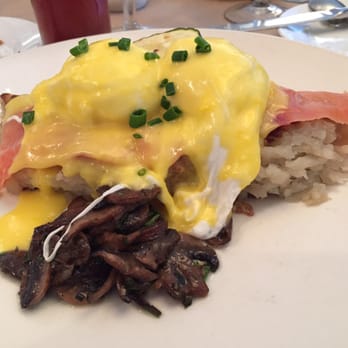 Thyme - Salmon eggs Benedict on top of a nice 'n thick potato cake - New American Near Me - Roslyn, New York Thyme - Salmon eggs Benedict on top of a nice 'n thick potato cake - New American Near Me - Roslyn, New York