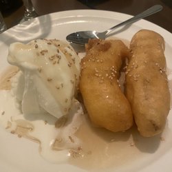 Chez Lien - Fried bananas. Ice cream is extra and worth it