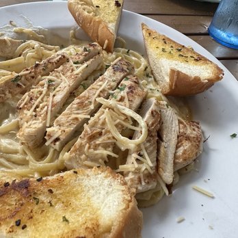 Rick's Reef - grilled chicken Alfredo Pasta - Seafood Near Me - St. Pete Beach, Florida