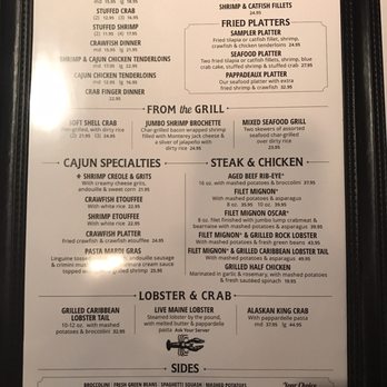 Pappadeaux Seafood Kitchen - Menu 2 - Cajun/Creole Near Me - Norcross, Georgia Pappadeaux Seafood Kitchen - Menu 2 - Cajun/Creole Near Me - Norcross, Georgia