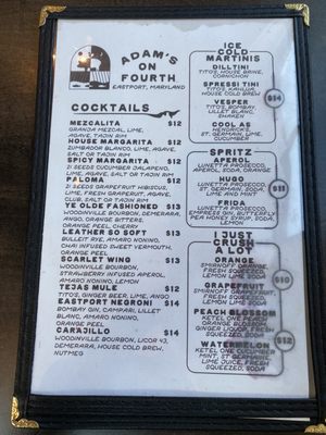 Menu photo 2 Adams on Fourth Annapolis, MD Menu photo 2 Adams on Fourth Annapolis, MD