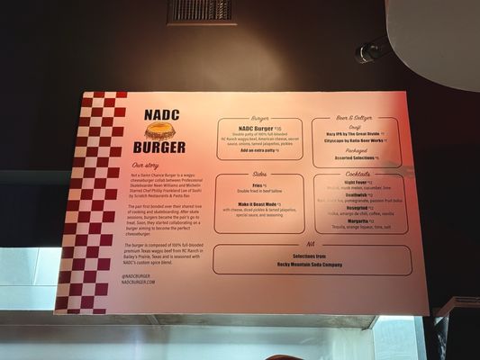 Menu photo 7 NADC Burger Denver, CO Menu photo 7 NADC Burger Denver, CO